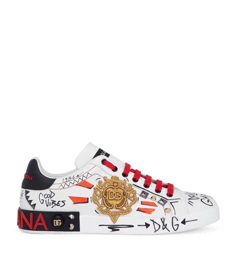 dolce gabbana graffiti shoes